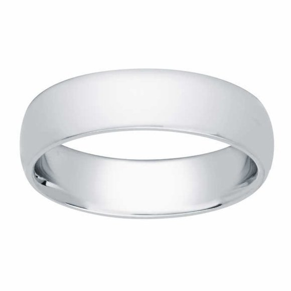 6mm Comfort Fit Wedding Ring White Gold 7 gram gold various-size - Picture 2 of 8